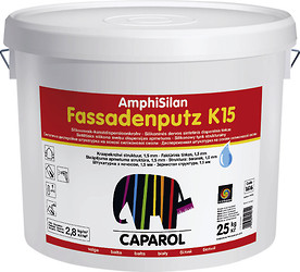 Caparol AmphiSilan-Fassadenputz K15, К20, К30 структурная штукатурка на основе силиконовой смолы, 25кг  