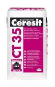 Ceresit CT 35 декоративная минеральная штукатурка «короедной» фактуры 2,5/3,5мм, 25кг, под покраску 
