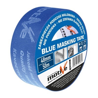 Лента малярная MOTIVE ''BLUE MASKING TAPE'' 48мм*50м  - фото