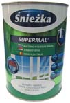 Sniezka SUPERMAL масляно-фталевая эмаль 2,5 л, белая матовая - фото